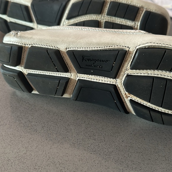 Ferragamo shoes in white leather size 10 - Picture 5 of 5